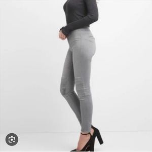 Gap true skinny moto sculpt denim jeggings 27L